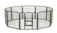 80x80cm x8pcs  Black Powder Coated Wire Mesh Small Size Dog Kennel,Pet Cages,Carriers &amp; Houses,Welded Mesh supplier