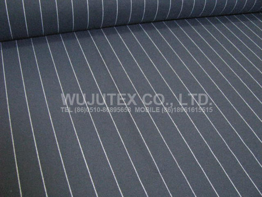China TR spandex 63% polyester 33% rayon 4% span, spanden in both weft and weft,  stripe, pattern size:22mm  Art. WJY5328# supplier