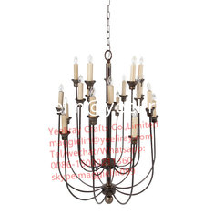 YL-L1014 lighting decorative metal chrome iron chandelier hanging lights