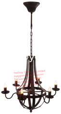 YL-L1017 Decrative black hanging pendant light metal lampshade lamp vintage chandelier light