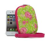 Sublimaiton printing waterproof and anti-shock neoprene camera bag with wrist strap for iphone