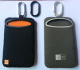 Case Logic top grade waterproof neoprene phone case with carabiner hook or stap to hang