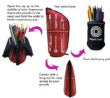 Cheap customized standing pencil case made of eco-friendly neoprene SBR