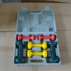 Two Kinds Style PVC 6kg Vinyl Dumbbell Set With Carry Case