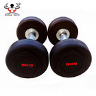Weight Liting Exercise Used Fixed Rubber Dumbbell