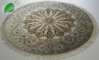 Persian Classic Peacock's Tail Design Italian Color Silk Carpet/Tapestry