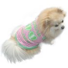 cheap stripe Pet Puppy Summer Shirt Pet Clothes T Shirt with printing