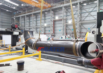 China Automatic Pipe to Flange Fitting-up Machine &amp; Welding Station supplier