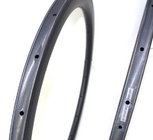 hot sale light bike carbon rims 50mm clincher rims 25mm width with Basalt braking surface