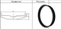 2014 most popular high quality 26inch 100mm carbonclincher  carbon fat bike rim for sale