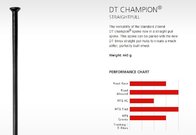 DT champion spoke 2.0/1.8 round spoke J-bend /straight pull head spokes 210-310mm black/silver color