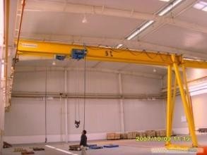 YUANTAI Semi Gantry Cranes, Half Gantry Crane, with Hoist for Workshop