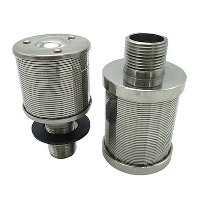 China Stainless Steel Wedge Wire Water Nozzle Strainer Manufacturer supplier