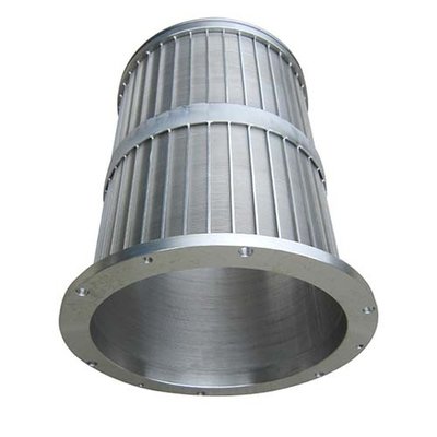 China Johnson Type Wedge Wire Screen Cylinder Baskets For Wastewater Treatment supplier