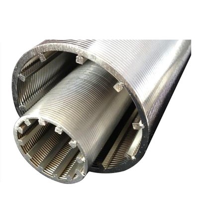 China Wedge Wire Screen Filter Cylinder Pipe Stainless Steel Continuous Slot Customize Size Supplier supplier
