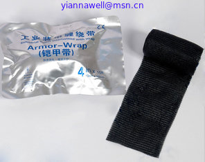 China Armor belt white color or black color fiberglass with glue supplier