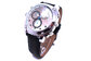 leather watchband smart watch bluetooth black silver color supplier