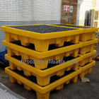 oil spill pallet, made by new OEM rotomold, customized 1/2/4 oil drum