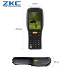 2018 new laser rugged scanner barcode scanner touch screen android pda device with built in thermal printer
