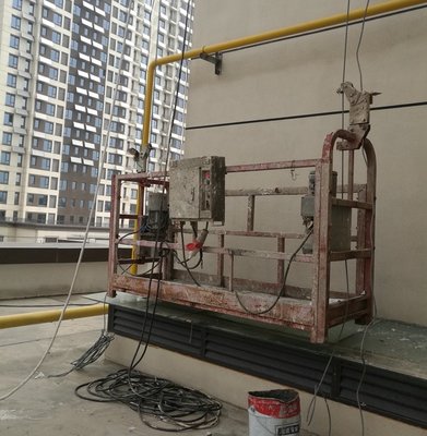 China ZLP630 aluminium modular suspended platform system for building repair supplier