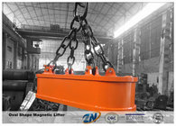 2400x1000mm Oval-shape Lifting Magnet for Steel Ingot, steel scraps and turnings MW61-240100L/1
