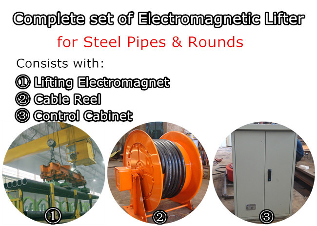 Lifting Electromagnet for Round  and Steel Pipe