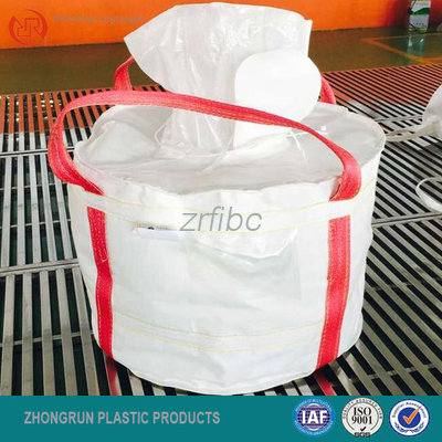 PP big bag,polypropylene bag for powder/grain.sand, can be printing 4 colors with top spou