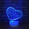 new special gift item  Crackle base 3D acrylic led small night light, small led table lamp  with 7 colors supplier