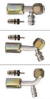 #6 #8 #10 #12 Al joint with Al jacket R12 valve(Female O-Ring)/Straight 45° 90° / auto air conditioning hose fitting