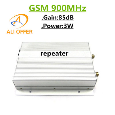 China 5000sqm High Gain Power 85dB 3W GSM 900MHz Mobile Repeater,3W GSM 900 Cellphone Signal Booster Amplifier supplier