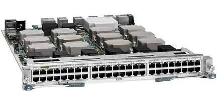 China Cisco NIB N7K-F248XT-25E Cisco Nexus 7000 F2-Series Enhanced 48-Port 1 and 10GBASE-T Ethernet Copper Module supplier