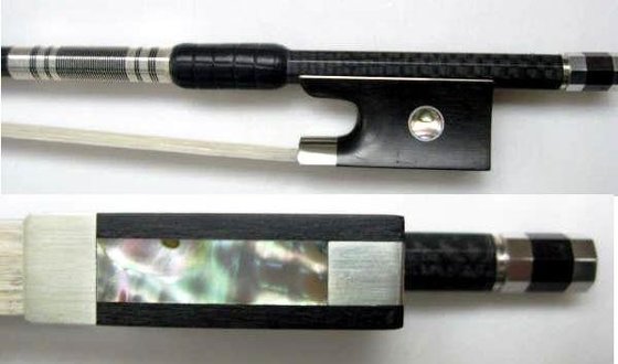 China Carbon Fiber Violin Bow  # CF960 / Nickel Silver Full Size Violin Bow supplier