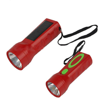 Anfly 1 super bright LED rechargeable solar powered emergency flashlight