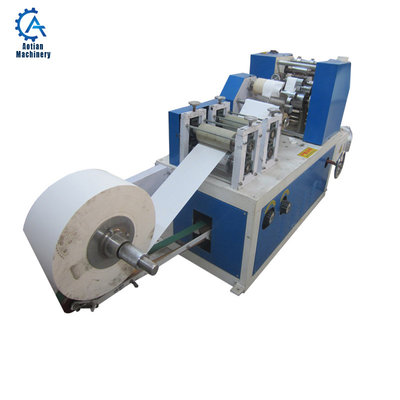 Full Automatic Folding Napkin Paper Machine with Two Color Printing Napkin Folding Embossing Machine