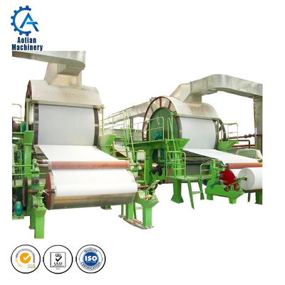 Production Line Toilet Tissue Paper Making Machine Waste Paper Recycled Toilet Paper Making Machine