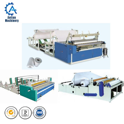 China Supplier Toilet Paper Converting Machine Punching and Rewinding Machine for Paper Mill