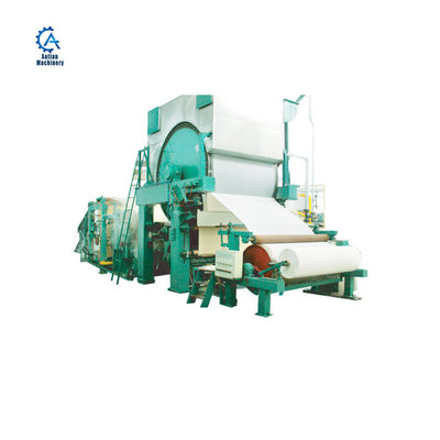 Raw Material Waste Paper Recycle Paper Virgin Pulp 1092mm Tissue Toilet Making Machine