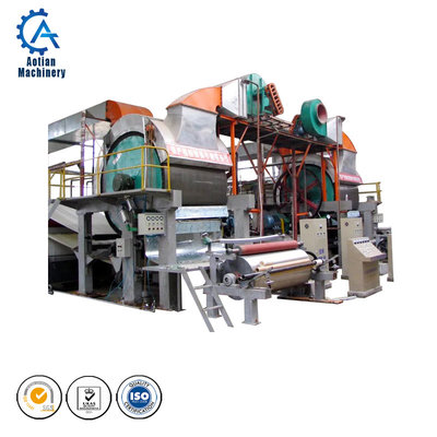 Second Hand Machines Wheat Straw Paper Jumbo Paper Roll Toilet Tissue Paper Making Machine