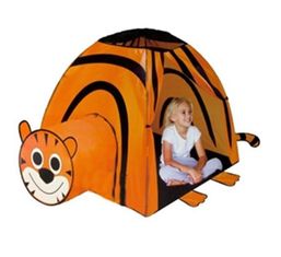 China Kids Animal Tiger Childrens Play Tent Soft Play Indoor Equipment Easy Install supplier