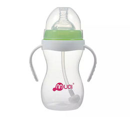 China Fruit Juice Water Infant Baby Bottles Pantone Color For Training Bottle supplier