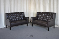 White leather restaurant booth sofa for KTV/restaurant (YL-D08)