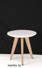 CHINA MANUFACTURE Metal wood look lesiure TABLE (YTCT05-35)