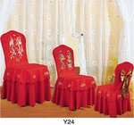 Embroidery pattern elegant wedding polyester fancy wedding table cloths (Y-42)