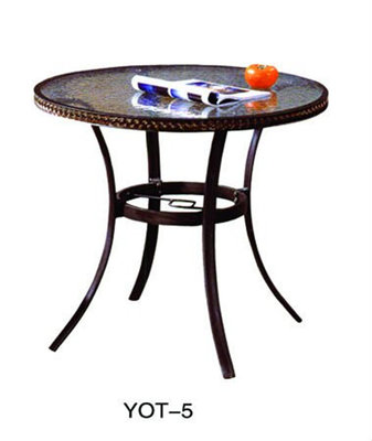 Elegant outdoor cast aluminum garden furniture low price  (YOT-3)