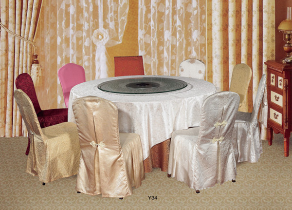 Wholesale luxury wedding party sequin table cloth (Y-34)