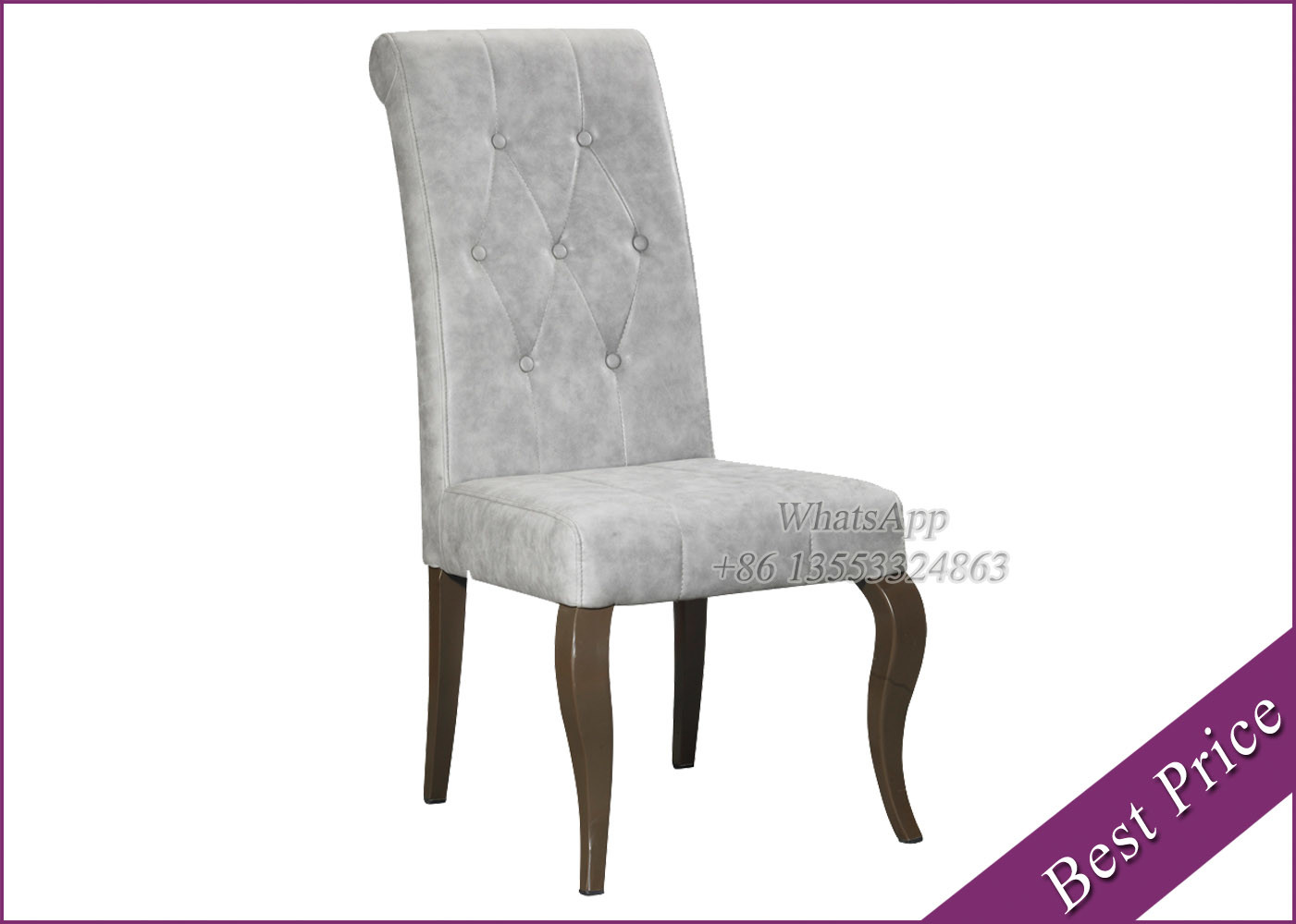 Chinese Furniture Factory Leather High Back Dining Chair (YA-32)