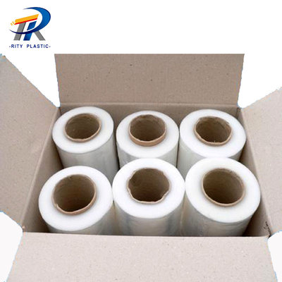 China 20 Micron LLDPE Pallet Wrap Stretch Film For Machine Use /hand use 5kgs net weight transparent stretch film supplier