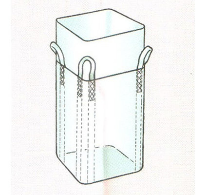 China United Nations Certified UN Big Bag 4 Panel Construction With Cross Corner Loops supplier