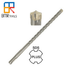 China 40Cr Milling produced SDS Plus Shank Cross Tips Hammer Drill Bit for Stone Drilling supplier