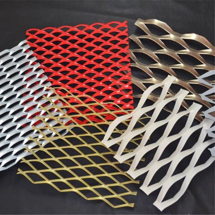 PVC powder coated expanded metal mesh for decoration and fencing